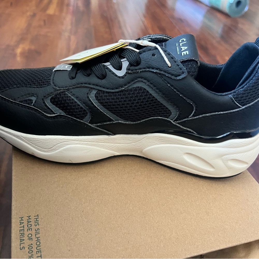 NIB Clae Salazar Black Sneakers - Picture 8 of 9
